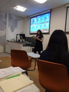 During my presentation_Picture courtesy of Mark Huggins