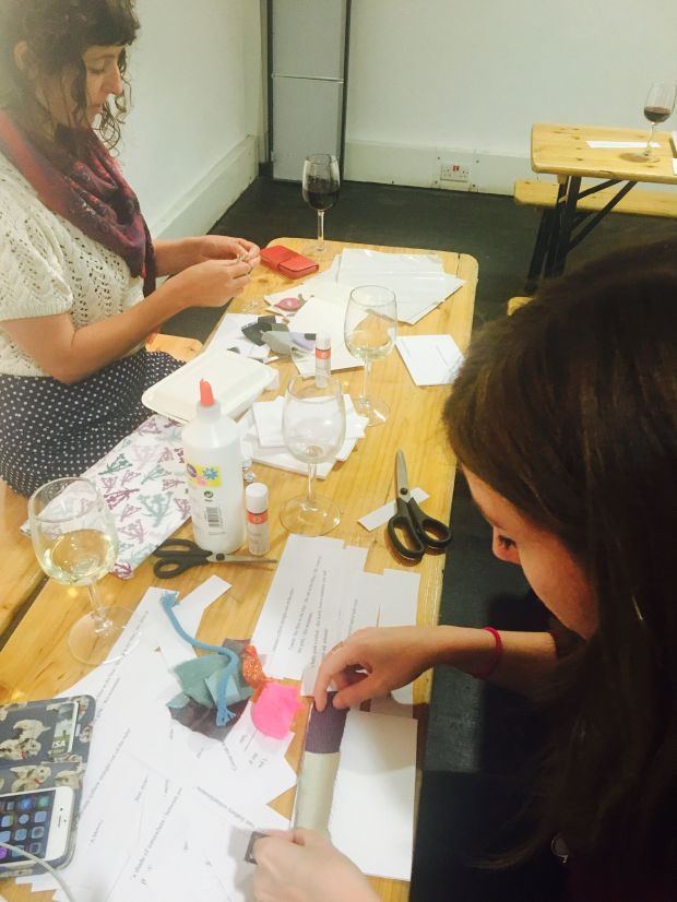 Hard at work Rebecca and Jenny selecting 'colour quotes'.jpg