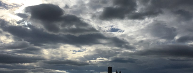 Cloudy sky in Scotland