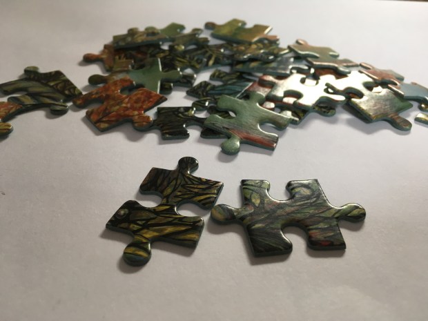 Jigsaw puzzle pieces