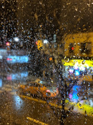 VDR - Night light reflections from my window