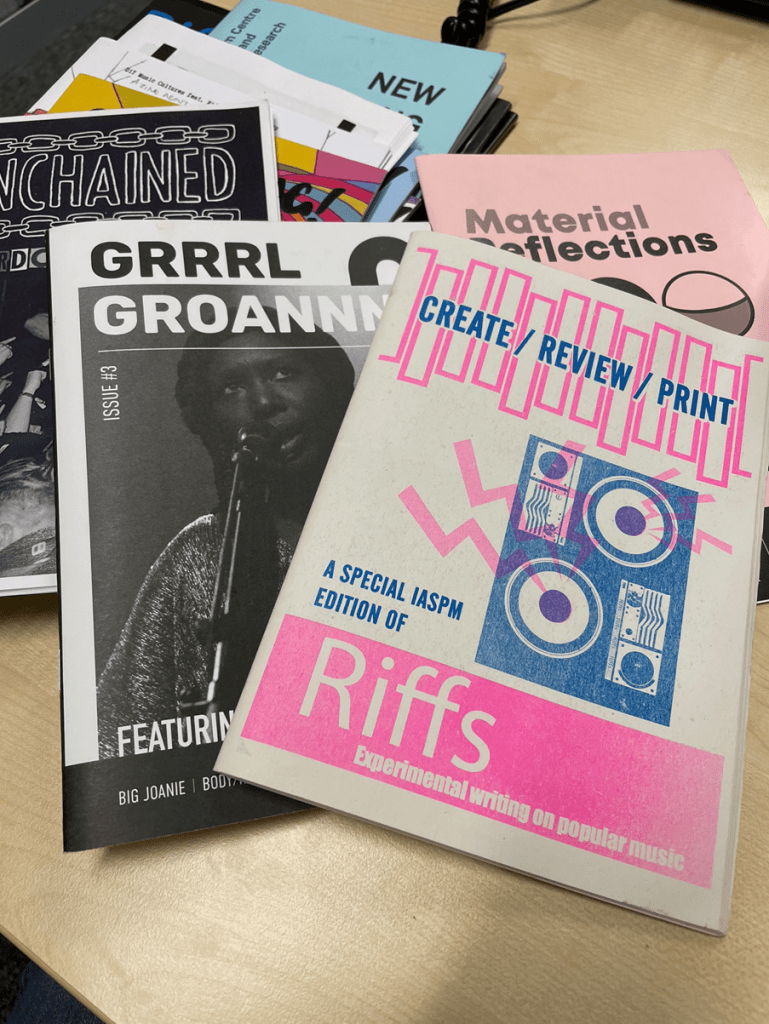 A selection of 'zine publications