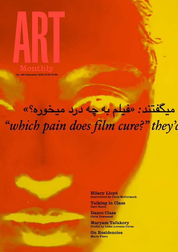 Cover of Art Monthly 489, September 2025